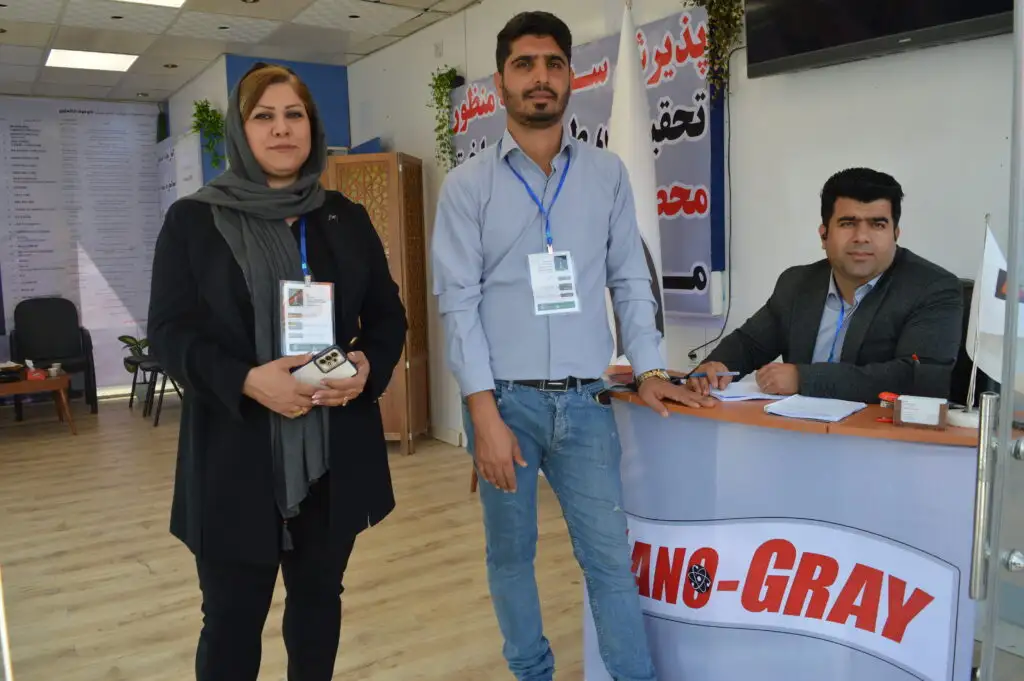 نمایشگاه صنعت نفت اهواز - نانو مواد خاکستری - ایمان زاهد پور - احمد بویری - مریم سالک روشنی