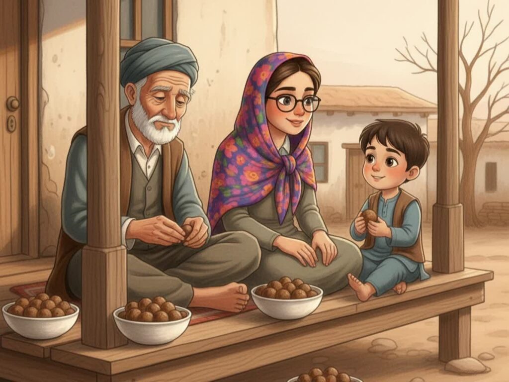 کیان و باباسهراب و گلبهار خانم - بذر تکاور
