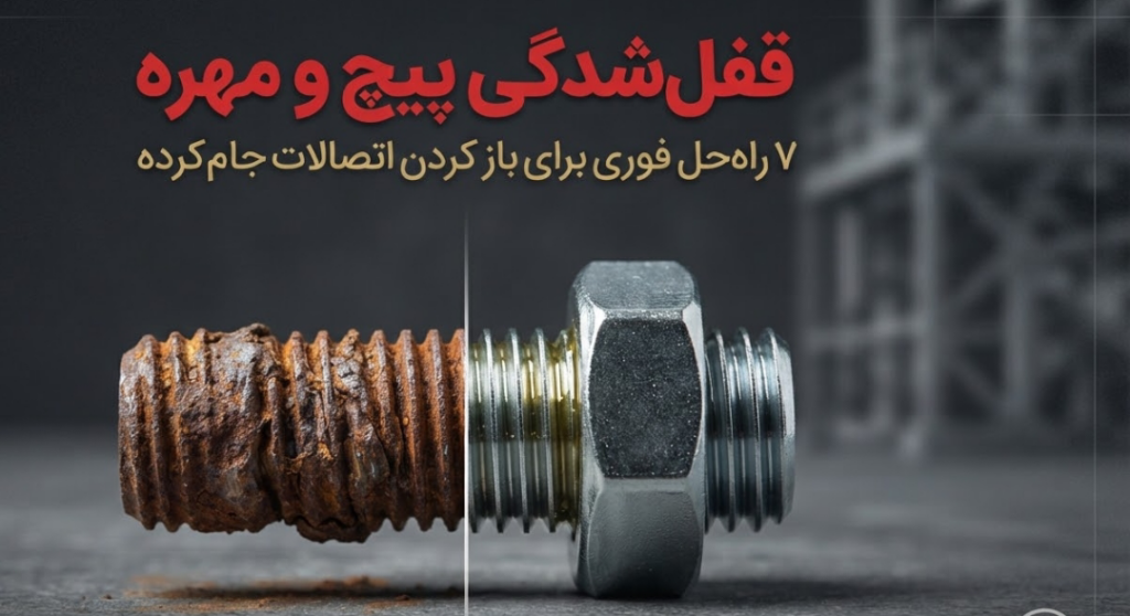 چگونه از دست چگونه مشکل روش بازکردن قفل‌شدگی پیچ و مهره های جام کرده رهایی یابیم؟